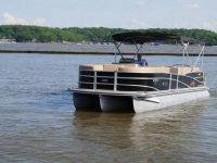 2014 Harris FloteBote Grand Mariner SEL 250 for sale in Lake of the Ozarks, Missouri (ID-416)